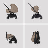 Silver Cross Nia Stroller & Carrycot - Champagne