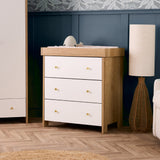 Obaby Nika 3 Piece Nursery Room Set - Oak & White