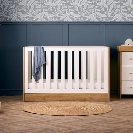 Obaby Nika 2 Piece Nursery Room Set - Oak & White