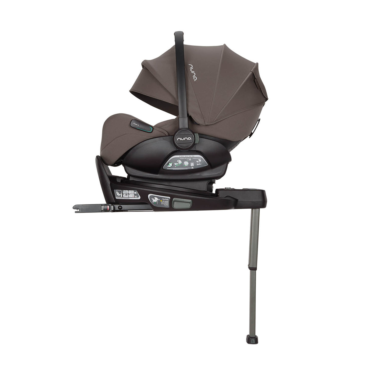 Nuna MIXX Next with ARRA Flex & Base Curv Travel System Bundle - Chestnut