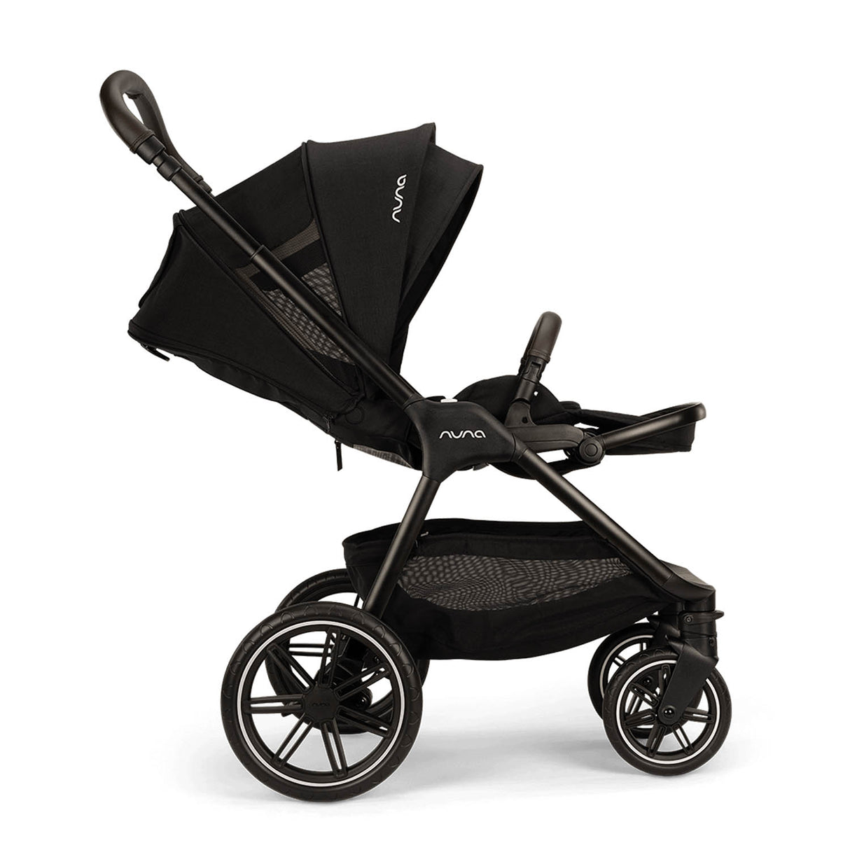 Nuna TRIV LX All Season with ARRA Flex & Base Curv Travel System Bundle - Caviar
