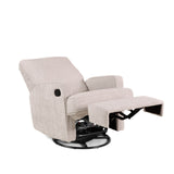 Obaby Madison Glider Recliner Chair – Chenille Marshmallow
