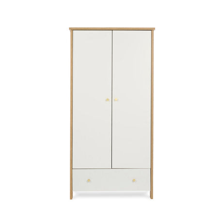 Obaby Nika Wardrobe - Oak & White