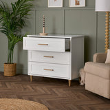 Obaby Orla 3 Piece Room Set - White with Oak
