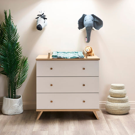 Obaby Thea 3 Piece Nursery Room Set - Latte