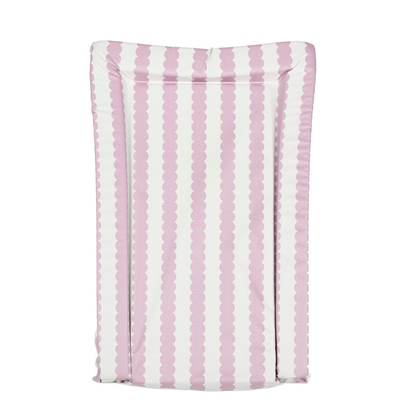 Obaby Changing Mat - Berry Scallop Stripe