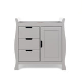 Obaby Stamford Mini Sleigh 3 Piece Room Set - Warm Grey