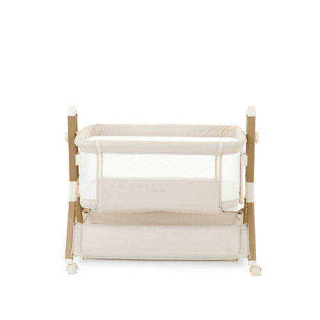 Obaby Cloud Bedside Crib - Oatmeal