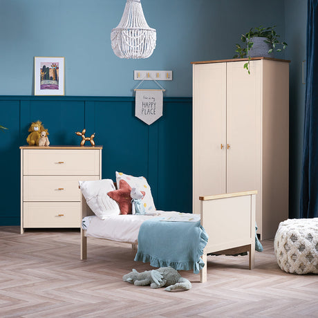 Obaby Evie Mini 3 Piece Room Set - Cashmere - with Free Evie Wall Hook