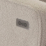 Obaby Madison Electric Swivel Glider Recliner Chair - Teddy Fabric Truffle