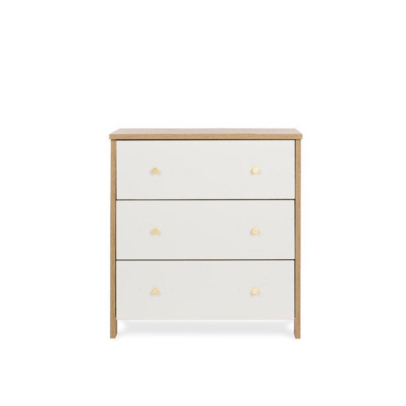 Obaby Nika 3 Piece Nursery Room Set - Oak & White