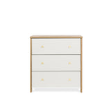 Obaby Nika 3 Piece Nursery Room Set - Oak & White