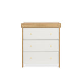 Obaby Nika 3 Piece Nursery Room Set - Oak & White
