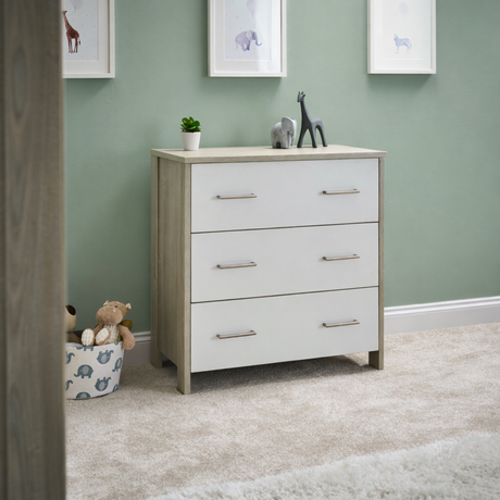 Obaby Nika Changing Unit - Grey Wash & White