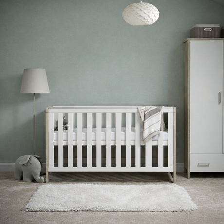 Obaby Nika 2 Piece Room Set - Grey Wash & White