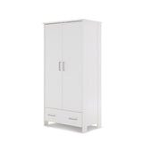 Obaby Nika Double Wardrobe - White Wash