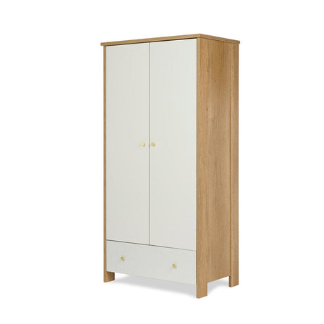 Obaby Nika Wardrobe - Oak & White
