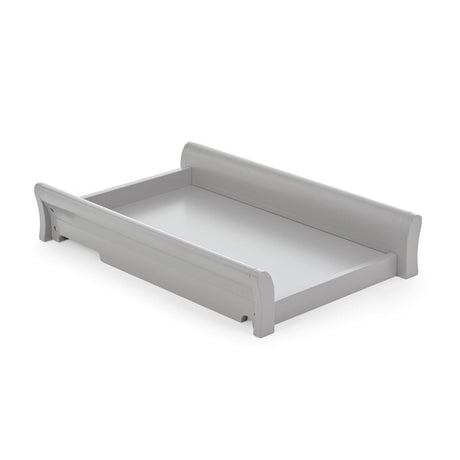 Obaby Stamford Sleigh Cot Top Changer - Warm Grey