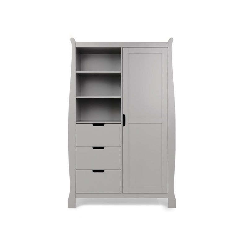 Obaby Stamford Mini Sleigh 3 Piece Room Set - Warm Grey