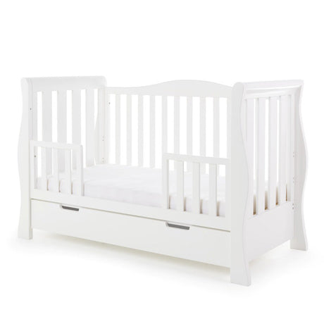 Obaby Stamford Luxe Sleigh 2 Piece Room Set - White