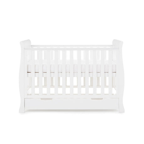 Obaby Stamford Mini Sleigh Cot Bed - White