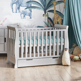 Obaby Stamford Mini Sleigh 3 Piece Room Set - Warm Grey