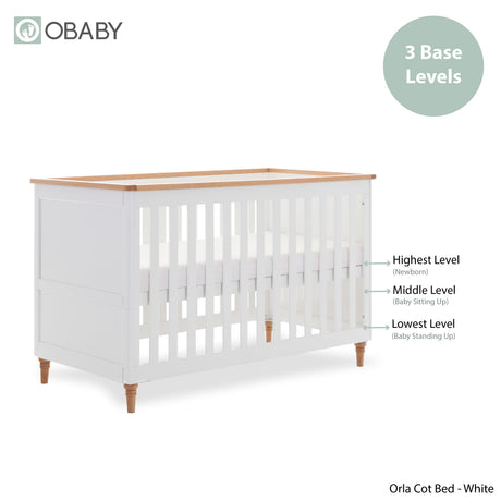 Obaby Orla 2 Piece Room Set - White with Oak