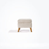 Tutti Bambini Oscar Luxe Rocking Chair & Footstool - Teddy Mushroom