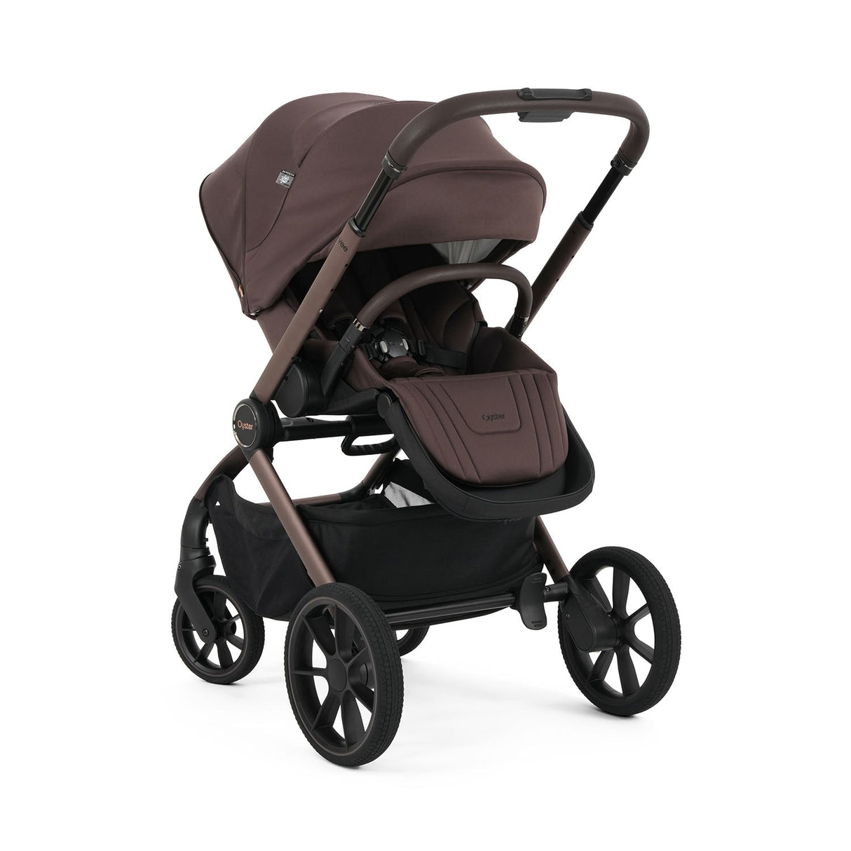 Oyster Vee Luxury Capsule 360 Travel System Bundle - Chocolate