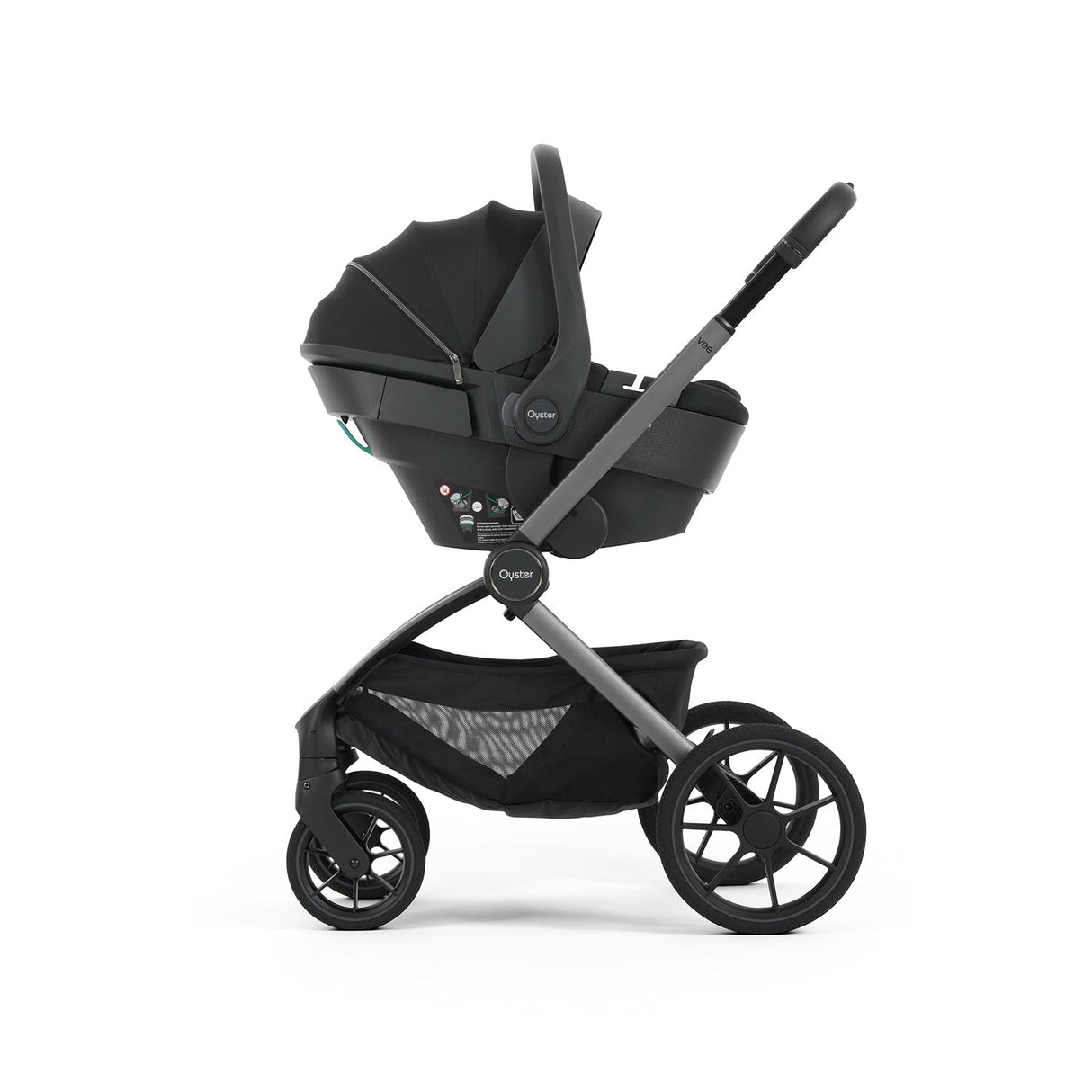 Oyster Vee Luxury Capsule 360 Travel System Bundle - Liquorice