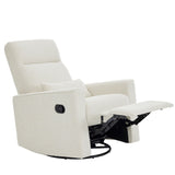 Tutti Bambini Paige Recliner Glider Nursery Chair - Vanilla Boucle