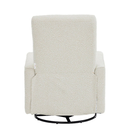 Tutti Bambini Paige Recliner Glider Nursery Chair - Vanilla Boucle