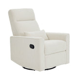 Tutti Bambini Paige Recliner Glider Nursery Chair - Vanilla Boucle