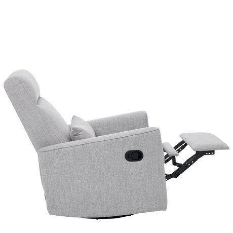 Tutti Bambini Paige Recliner Glider Nursery Chair - Pure Grey