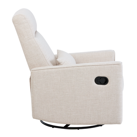 Tutti Bambini Paige Recliner Glider Nursery Chair - Egg Shell