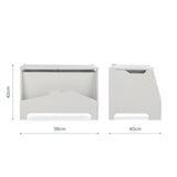 CuddleCo Play House Storage Box - Pebble