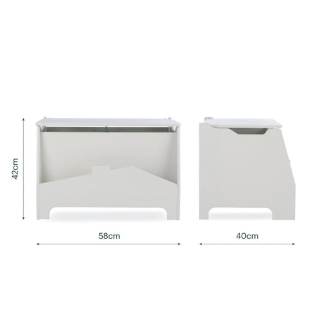 CuddleCo Play House Storage Box - Pebble