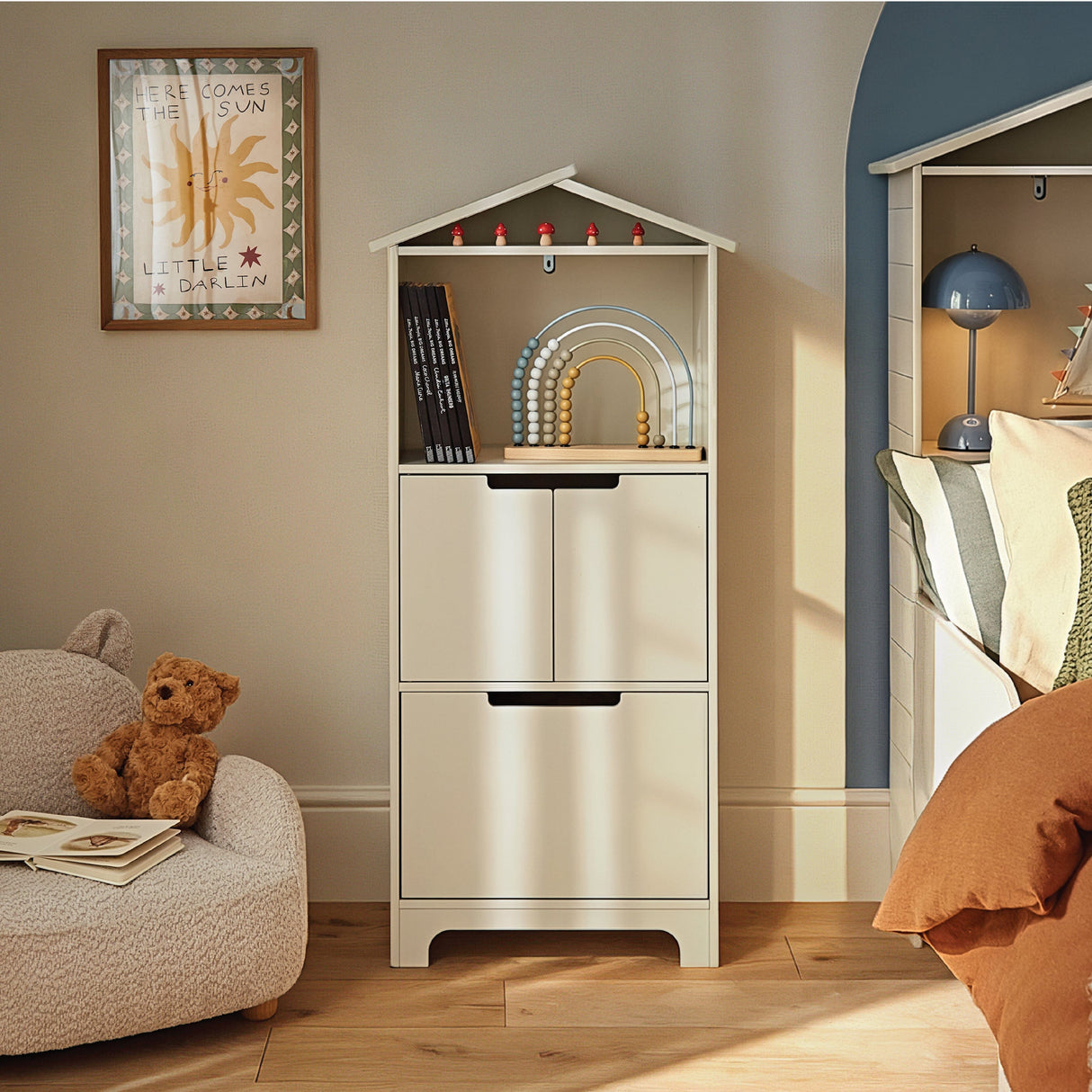 CuddleCo Play House Storage Unit - Pebble