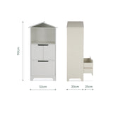 CuddleCo Play House Storage Unit - Pebble