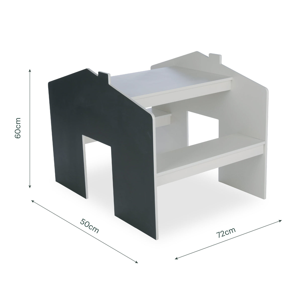 CuddleCo Play House Desk for 2 - Pebble