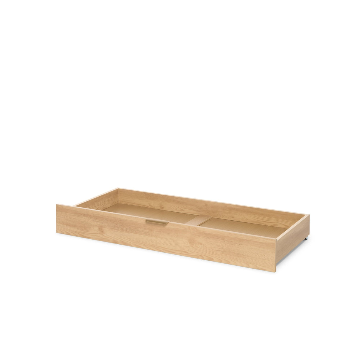 Tutti Bambini Riley Mini Cot Bed with Drawer - Maple Oak & White