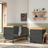 Tutti Bambini Rio 2 Piece Room Set - Slate & Honey Oak