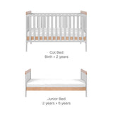 Tutti Bambini Rio 2 Piece Room Set - Honey Oak & Dove Grey