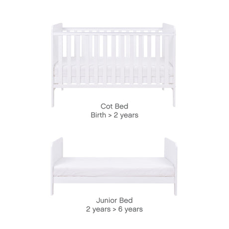 Tutti Bambini Rio 2 Piece Room Set - White