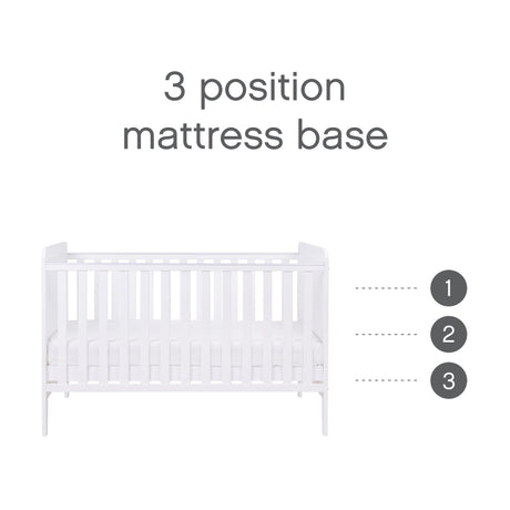 Tutti Bambini Rio 3 Piece Room Set - White