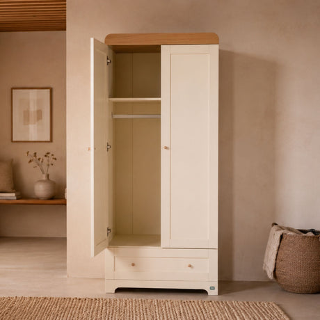 Tutti Bambini Rio Wardrobe - Cashmere/Honey Oak