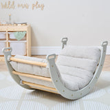 Tutti Bambini Scala Montessori Pikler Rocking Frame Cushion - Mushroom