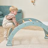 Tutti Bambini Scala Montessori Pikler Play Arch & Cushion - Ocean Stone