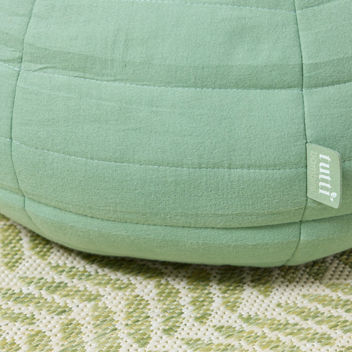 Tutti Bambini Soft Muslin Apple Cushion - Tiny Tales