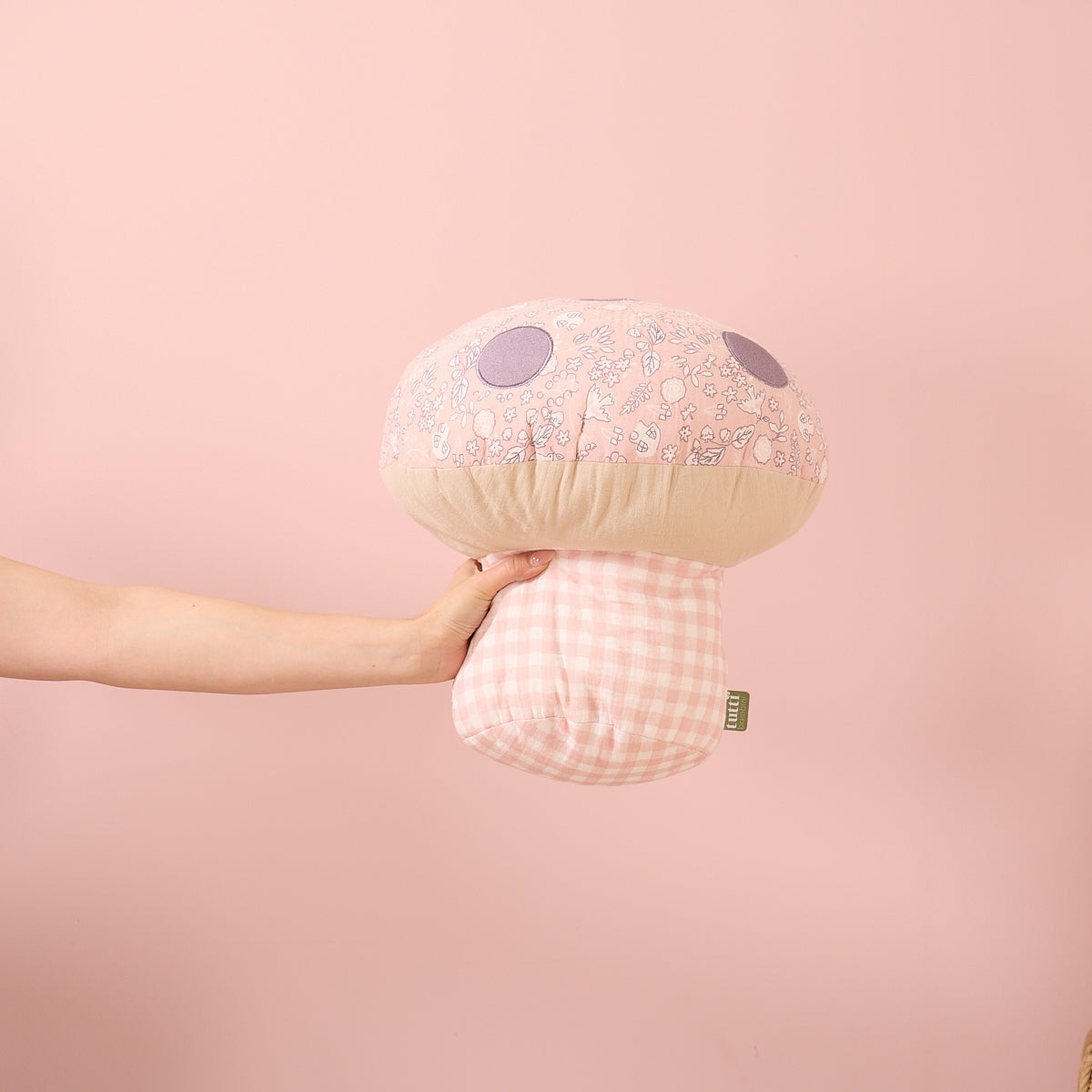 Tutti Bambini Soft Muslin Mushroom Cushion - Tiny Tails